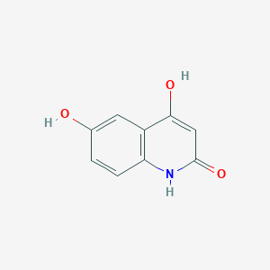 molecular formula C9H7NO3 B13121933 4,6-Dihydroxyquinolin-2(1H)-one 