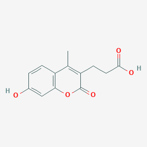 molecular formula C13H12O5 B1312195 3-(7-Hydroxy-4-methyl-2-oxo-2H-chromen-3-yl)-propionic acid CAS No. 5852-06-2
