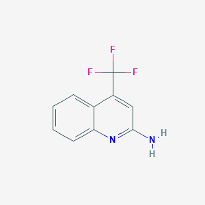 molecular formula C10H7F3N2 B1312196 4-(Trifluoromethyl)quinolin-2-amine CAS No. 211449-19-3