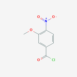 molecular formula C8H6ClNO4 B1312197 3-Methoxy-4-nitrobenzoyl chloride CAS No. 67579-92-4