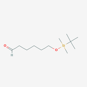 molecular formula C12H26O2Si B1312199 Hexanal, 6-[[(1,1-dimethylethyl)dimethylsilyl]oxy]- CAS No. 118794-69-7
