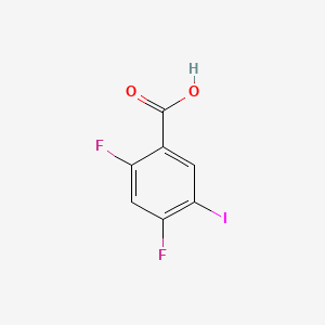 molecular formula C7H3F2IO2 B1312207 2,4-Difluoro-5-iodobenzoic acid CAS No. 161531-51-7