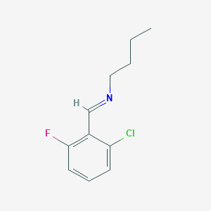 B1312213 1-Butanamine, N-[(2-chloro-6-fluorophenyl)methylene]- CAS No. 711-98-8