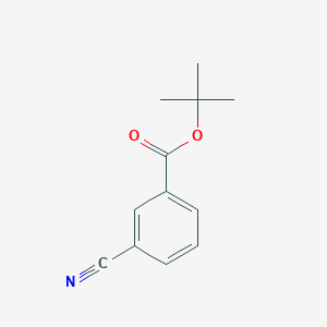 molecular formula C12H13NO2 B1312216 Tert-butyl 3-cyanobenzoate CAS No. 383185-76-0