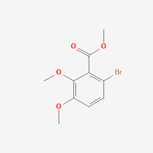 molecular formula C10H11BrO4 B1312217 甲基6-溴-2,3-二甲氧基苯甲酸酯 CAS No. 59084-77-4