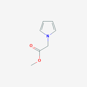 molecular formula C7H9NO2 B1312220 2-(1H-吡咯-1-基)乙酸甲酯 CAS No. 50966-72-8