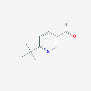 molecular formula C10H13NO B1312221 6-叔丁基-3-甲酰吡啶 CAS No. 391900-69-9