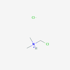 molecular formula C3H9Cl2N B1312223 Chloromethyl(dimethyl)azanium;chloride 