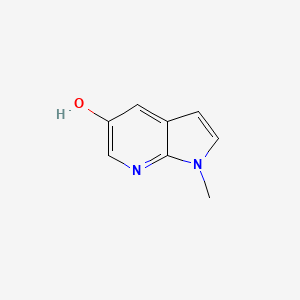 molecular formula C8H8N2O B1312225 1-Methyl-1H-pyrrolo[2,3-b]pyridin-5-ol CAS No. 737003-45-1