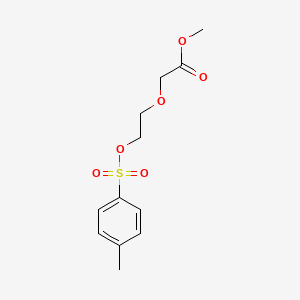 molecular formula C12H16O6S B13122254 Methyl2-(2-(tosyloxy)ethoxy)acetate 