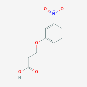 molecular formula C9H9NO5 B1312258 3-(3-硝基苯氧基)丙酸 CAS No. 91004-46-5