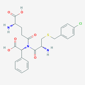 molecular formula C23H26ClN3O6S B131226 Ggcbcp CAS No. 152684-55-4