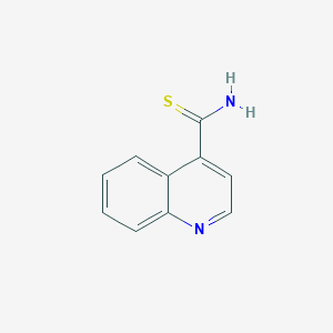 molecular formula C10H8N2S B1312264 Quinoline-4-carbothioamide CAS No. 74585-98-1