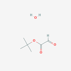 molecular formula C6H12O4 B13122732 Tert-butyl 2-oxoacetate hydrate 