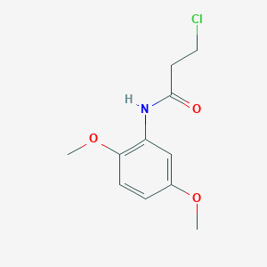 molecular formula C11H14ClNO3 B131228 3-Chloro-n-(2,5-dimethoxyphenyl)propanamide CAS No. 154343-50-7