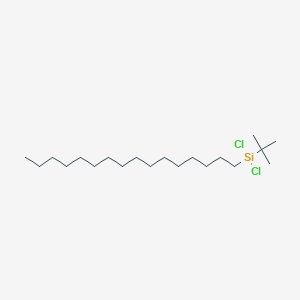 molecular formula C20H42Cl2Si B13122804 tert-Butyldichloro(hexadecyl)silane CAS No. 18733-59-0