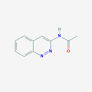 molecular formula C10H9N3O B13123025 N-(Cinnolin-3-yl)acetamide 