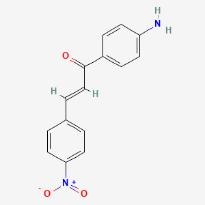 molecular formula C15H12N2O3 B1312303 (2E)-1-(4-Aminophenyl)-3-(4-nitrophenyl)-prop-2-EN-1-one CAS No. 569646-62-4