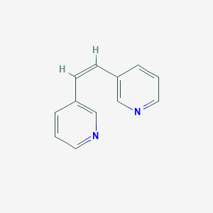 molecular formula C12H10N2 B13123114 (Z)-1,2-Di(pyridin-3-yl)ethene 