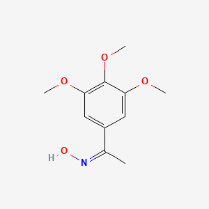 molecular formula C11H15NO4 B1312319 (1Z)-1-(3,4,5-trimethoxyphenyl)ethanone oxime CAS No. 52888-42-3