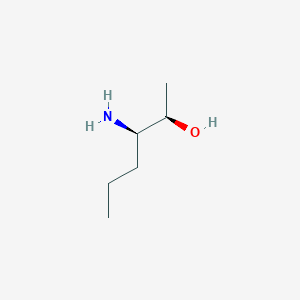 molecular formula C6H15NO B13123190 (2R,3R)-3-Aminohexan-2-ol 