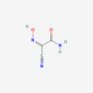 molecular formula C3H3N3O2 B1312325 (2Z)-2-Cyano-2-(hydroxyimino)acetamide 