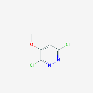 molecular formula C5H4Cl2N2O B1312329 3,6-二氯-4-甲氧基吡啶嗪 CAS No. 70952-62-4