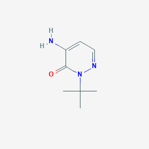 B1312330 4-amino-2-(tert-butyl)-3(2H)-pyridazinone CAS No. 330196-02-6