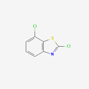 molecular formula C7H3Cl2NS B1312334 2,7-Dichlorobenzo[d]thiazole CAS No. 2942-23-6