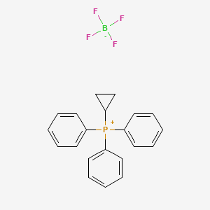 molecular formula C21H20BF4P B13123449 Cyclopropyltriphenylphosphonium tetrafluoroborate 