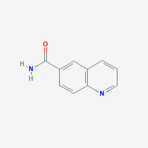 molecular formula C10H8N2O B1312354 Quinoline-6-carboxamide CAS No. 5382-43-4