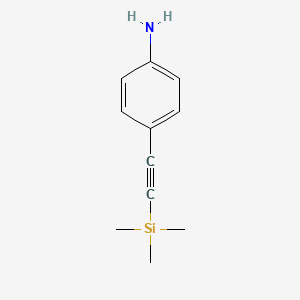 4-((Trimethylsilyl)ethynyl)aniline