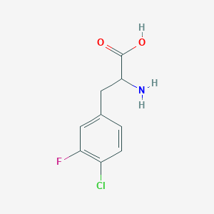 4-Chloro-3-fluoro-DL-phenylalanine