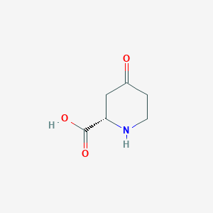 molecular formula C6H9NO3 B1312370 (S)-4-Oxopiperidine-2-carboxylic acid CAS No. 65060-18-6