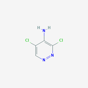 molecular formula C4H3Cl2N3 B1312374 3,5-Dichloropyridazin-4-amine CAS No. 53180-76-0