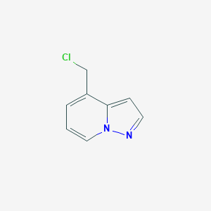 molecular formula C8H7ClN2 B13123843 4-(Chloromethyl)pyrazolo[1,5-a]pyridine 