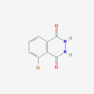 molecular formula C8H5BrN2O2 B13123929 5-Bromo-2,3-dihydrophthalazine-1,4-dione 