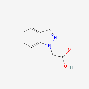 molecular formula C9H8N2O2 B1312395 1H-indazol-1-ylacetic acid CAS No. 32829-25-7
