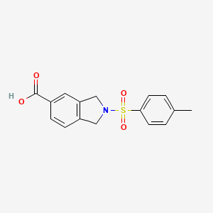 molecular formula C16H15NO4S B1312397 2-Tosylisoindoline-5-carboxylic acid CAS No. 959271-74-0