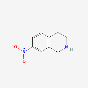 molecular formula C9H10N2O2 B1312399 7-Nitro-1,2,3,4-tetrahydroisoquinoline CAS No. 42923-79-5