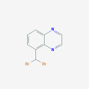 molecular formula C9H6Br2N2 B1312403 5-(Dibromomethyl)quinoxaline CAS No. 958994-25-7