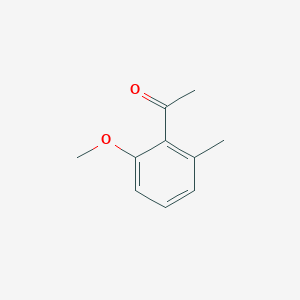molecular formula C10H12O2 B1312407 1-(2-Methoxy-6-methylphenyl)ethanone CAS No. 6161-64-4