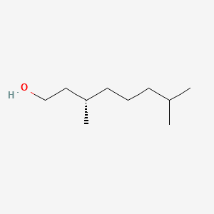 molecular formula C10H22O B1312419 (3S)-3,7-二甲基辛-1-醇 CAS No. 68680-98-8