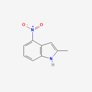 molecular formula C9H8N2O2 B1312425 2-Methyl-4-nitroindole CAS No. 3484-10-4