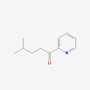 molecular formula C11H15NO B1312426 3-Methylbutyl 2-pyridyl ketone CAS No. 95188-18-4