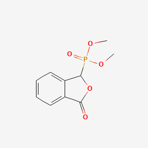 molecular formula C10H11O5P B1312430 Dimethyl (3-oxo-1,3-dihydroisobenzofuran-1-yl)phosphonate CAS No. 61260-15-9