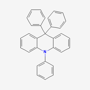 molecular formula C31H23N B13124358 9,9,10-Triphenyl-9,10-dihydroacridine 