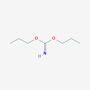 molecular formula C7H15NO2 B13124382 Dipropyl carbonimidate CAS No. 6263-28-1