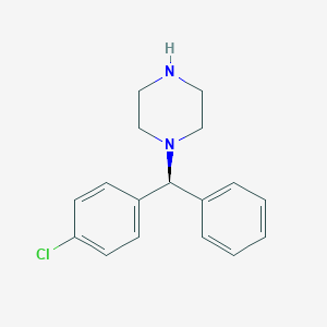 molecular formula C17H19ClN2 B131244 (S)-1-((4-chlorophenyl)(phenyl)methyl)piperazine CAS No. 439858-21-6