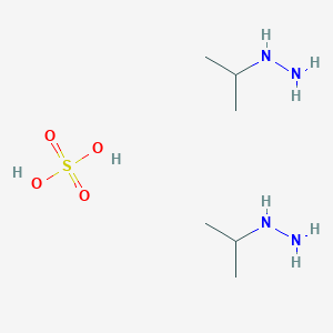molecular formula C6H22N4O4S B13124449 Isopropylhydrazinehemisulfate 